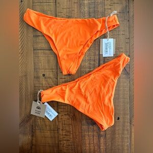 Orange Bikini Bottoms